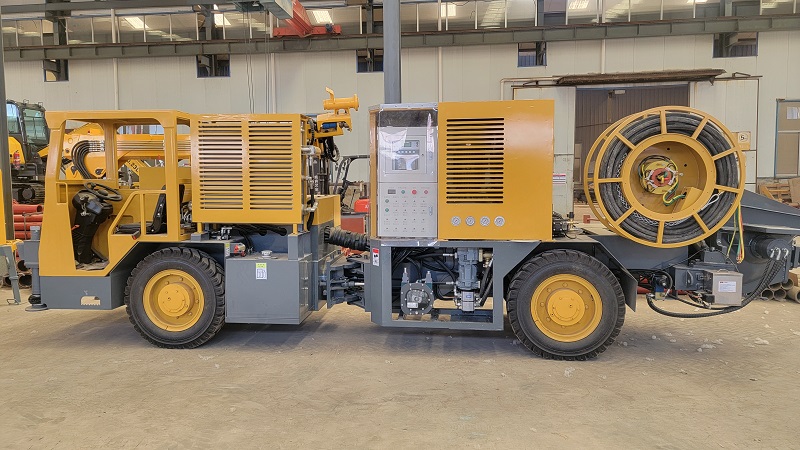 矿用湿式喷射台车